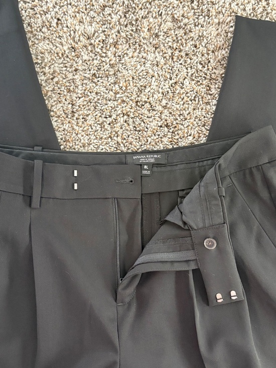 Banana Republic Straight Italian Wool Pant - 8 LONG - Picture 4 of 5